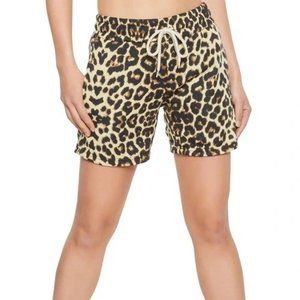 Y2K Roma Concept by Rosee Leopard Print Shorts w/ Pockets